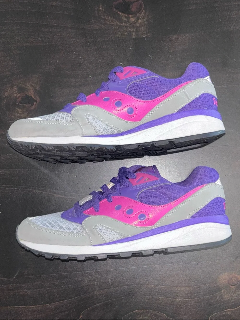 Saucony Originals Retro Master Control Sneakers Pink Purple Women 7 Offspring